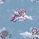 Digitales Stoffdesign - Flying Unicorn - 2